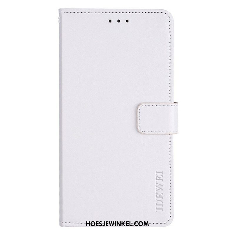 Flip Case voor Oppo A16 / A16s Imitatieleer Idewei