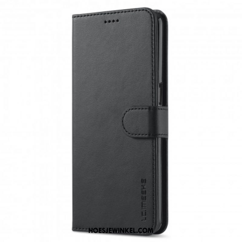 Flip Case voor Oppo Reno 6 5G Lc.imeeke Ledereffect