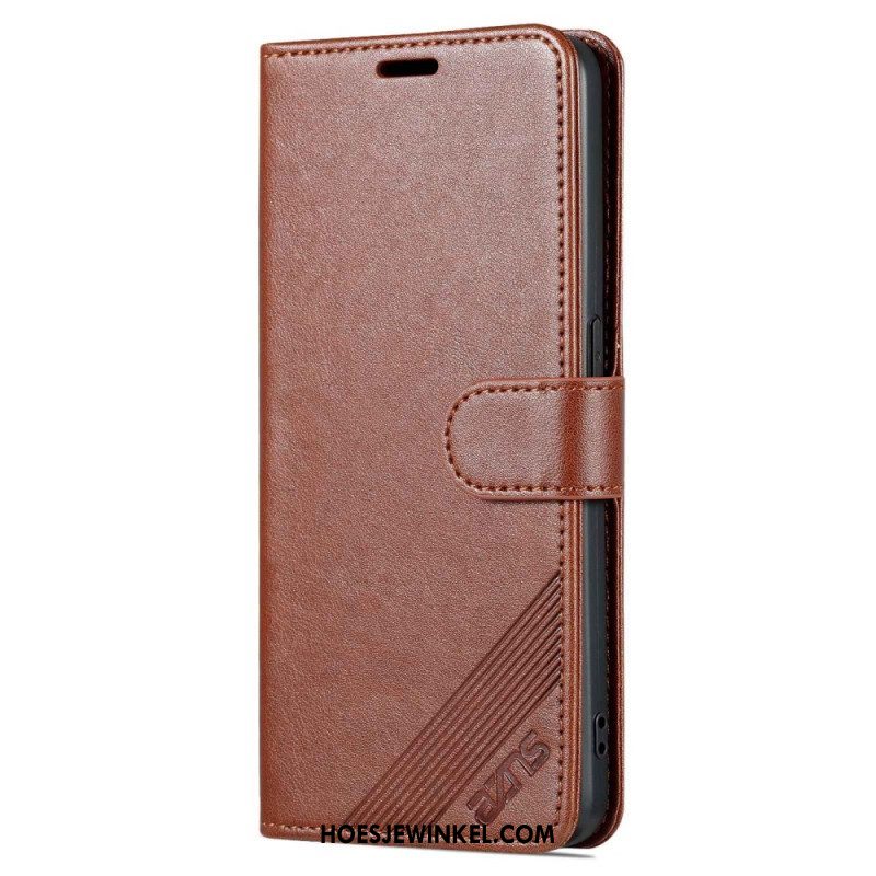 Flip Case voor Oppo Reno 8 Azns Kunstleer