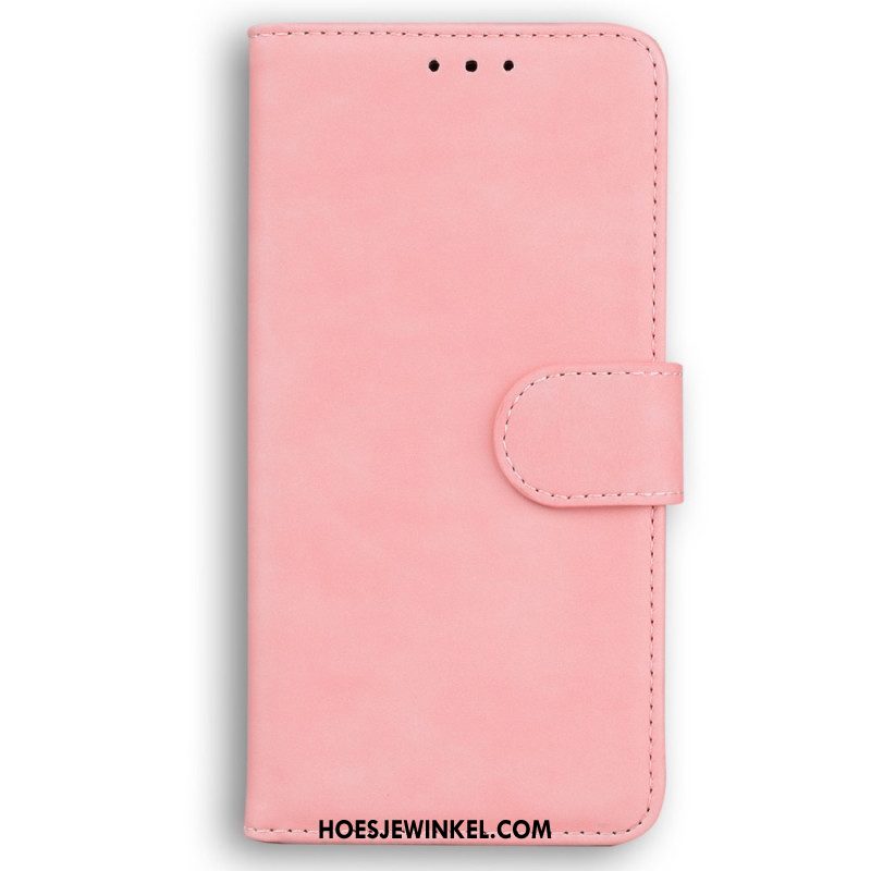 Flip Case voor Oppo Reno 8 Couture-leereffect