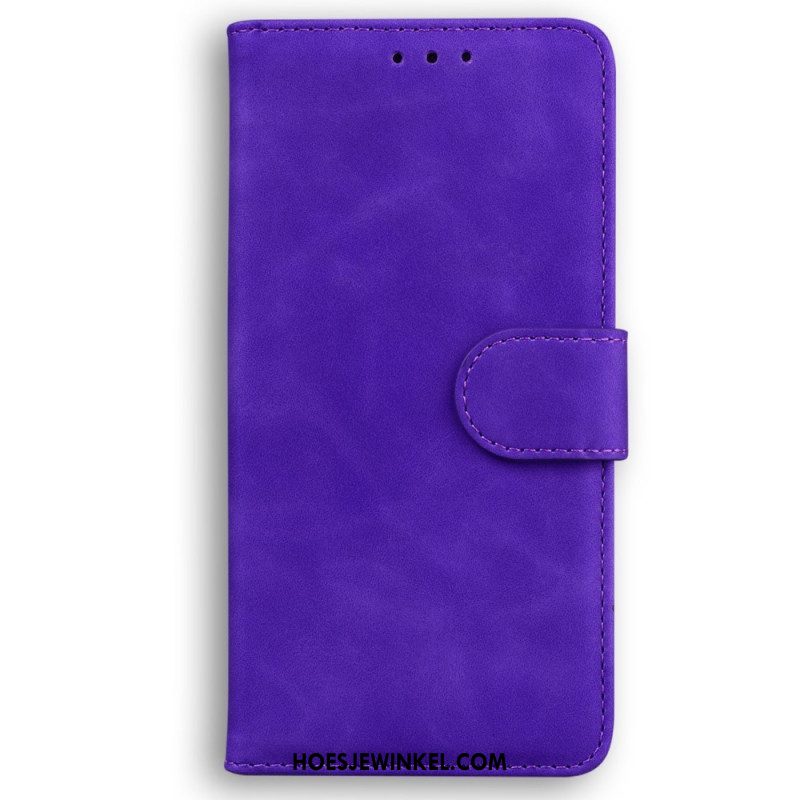 Flip Case voor Oppo Reno 8 Couture-leereffect