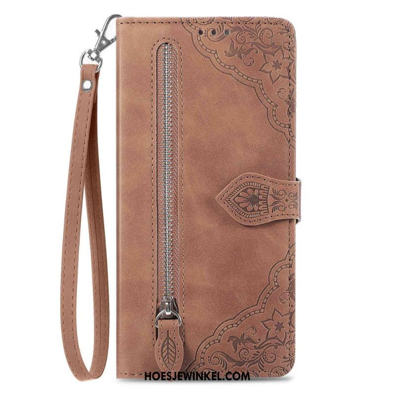 Flip Case voor Oppo Reno 8 Pro Kanten Portemonnee