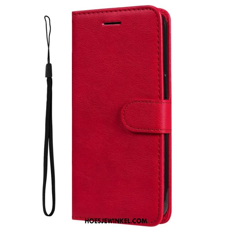 Flip Case voor Samsung Galaxy A13 5G / A04s Met Ketting Kaarthouder Standaard