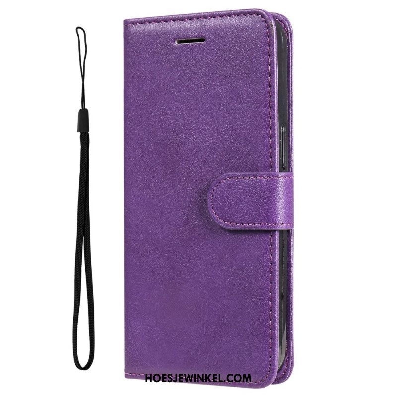 Flip Case voor Samsung Galaxy A13 5G / A04s Met Ketting Kaarthouder Standaard