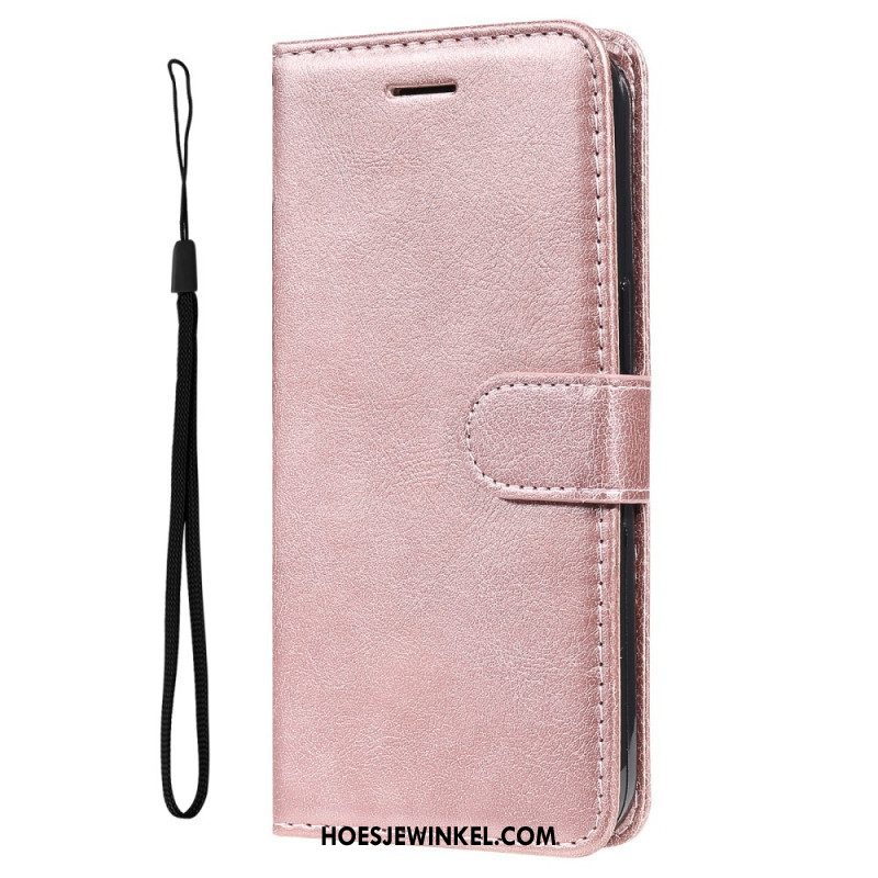 Flip Case voor Samsung Galaxy A13 5G / A04s Met Ketting Kaarthouder Standaard