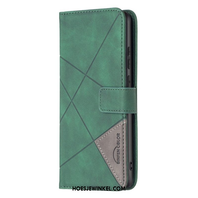 Flip Case voor Samsung Galaxy M23 5G Binfen-kleurendriehoeken