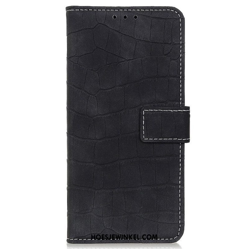 Flip Case voor Samsung Galaxy M23 5G Krokodillenhuidstijl