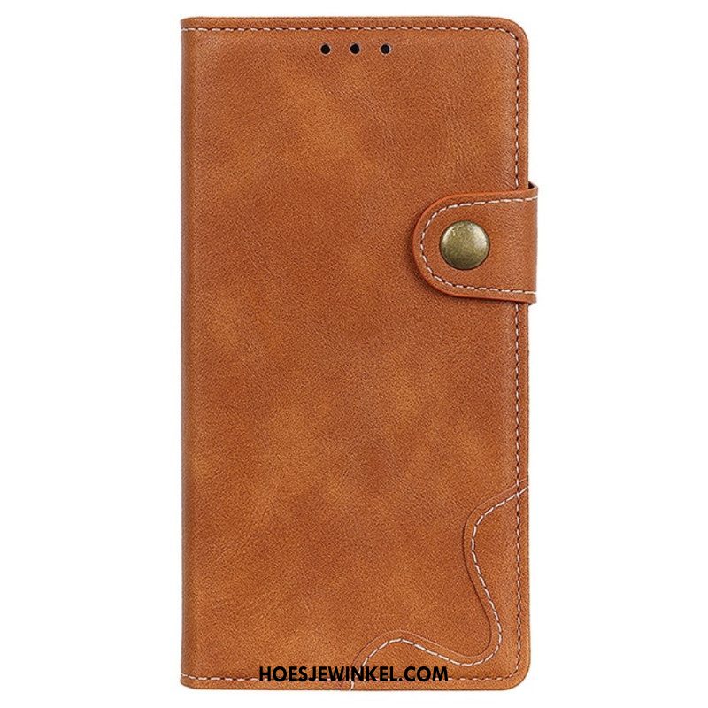 Flip Case voor Samsung Galaxy M33 5G Artistieke Knop