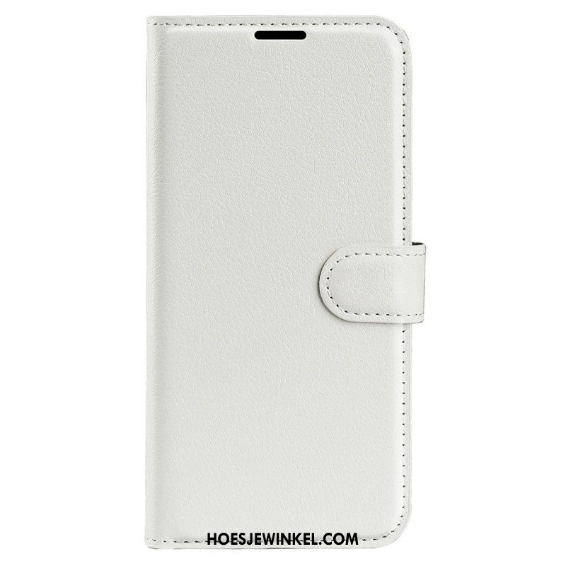 Flip Case voor Samsung Galaxy M33 5G Lychee Lederen Stijl