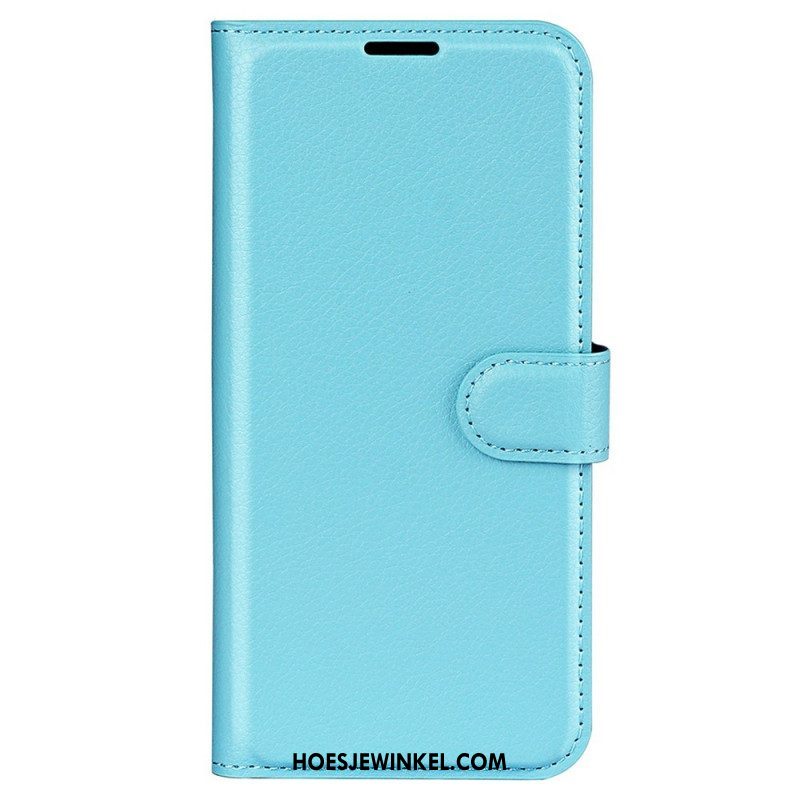 Flip Case voor Samsung Galaxy M33 5G Lychee Lederen Stijl