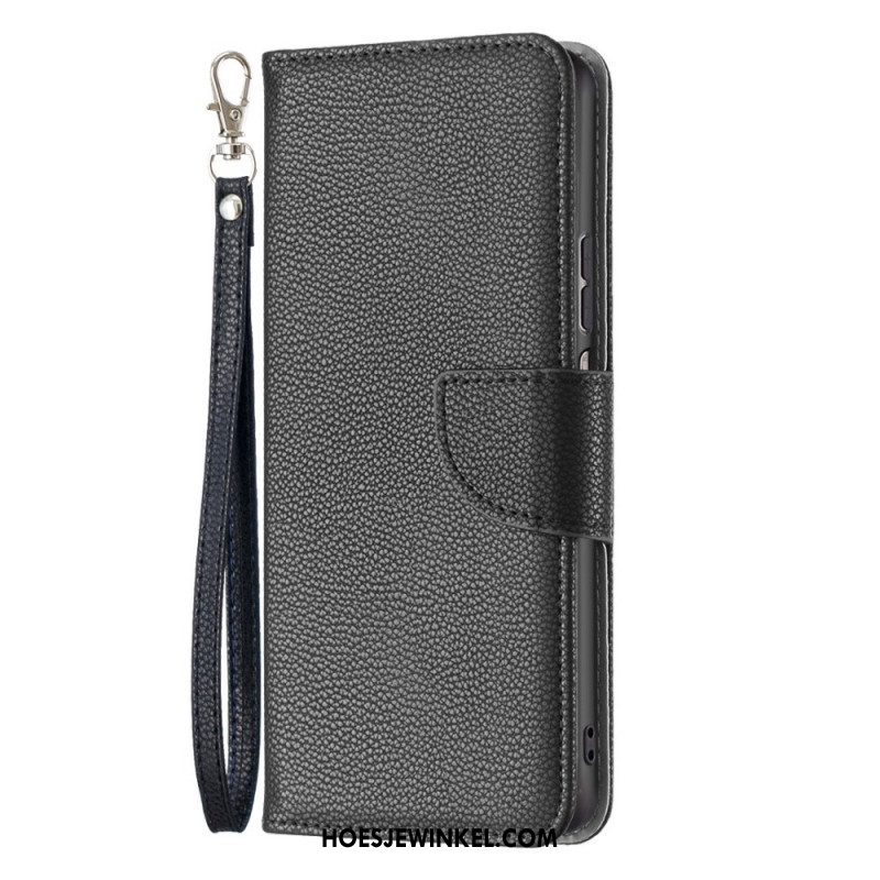 Flip Case voor Samsung Galaxy M53 5G Met Ketting Schuine Riemsluiting