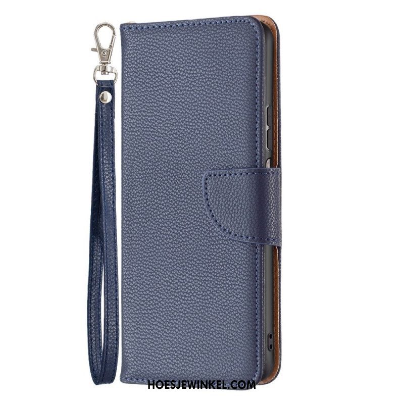 Flip Case voor Samsung Galaxy M53 5G Met Ketting Schuine Riemsluiting