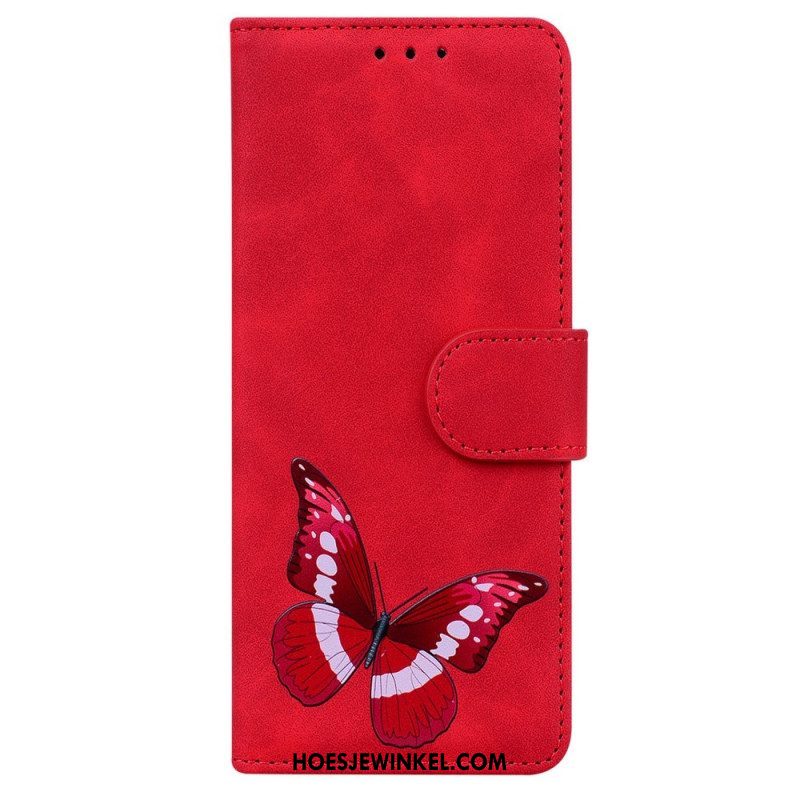 Flip Case voor Samsung Galaxy M53 5G Vlinder