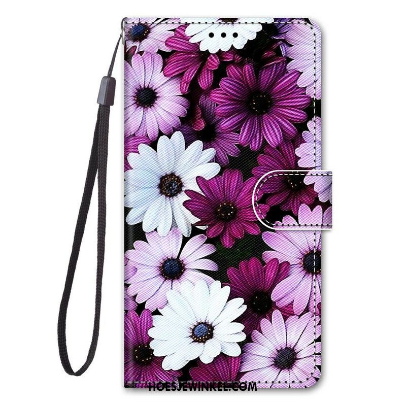 Flip Case voor Samsung Galaxy S21 5G Bloemen Wonder