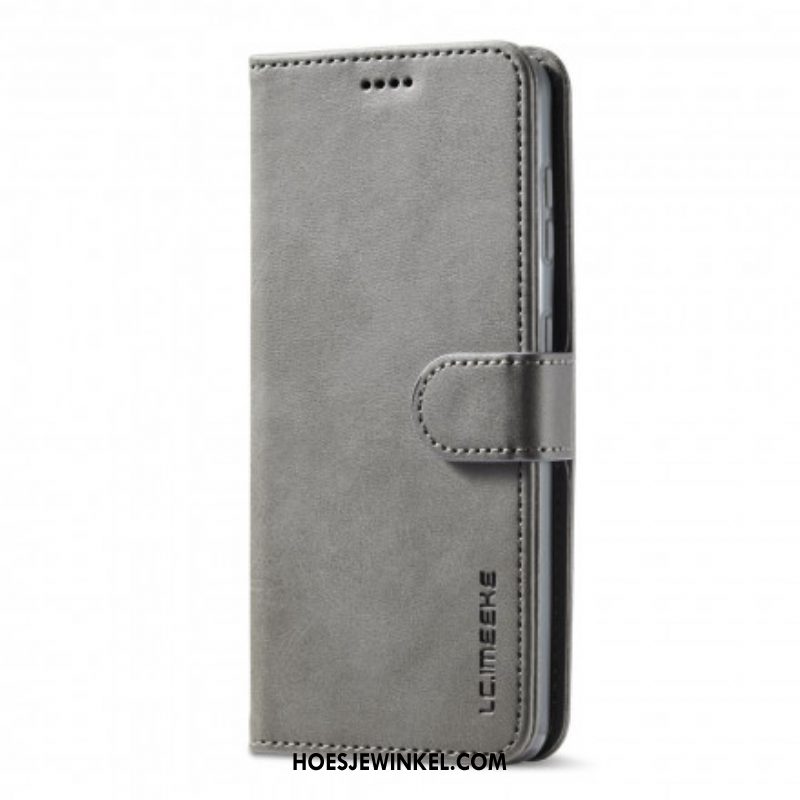 Flip Case voor Samsung Galaxy S21 5G Lc.imeeke Ledereffect