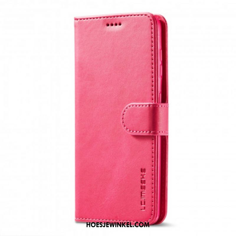 Flip Case voor Samsung Galaxy S21 5G Lc.imeeke Ledereffect