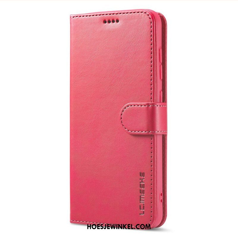 Flip Case voor Samsung Galaxy S21 FE Lc.imeeke Ledereffect