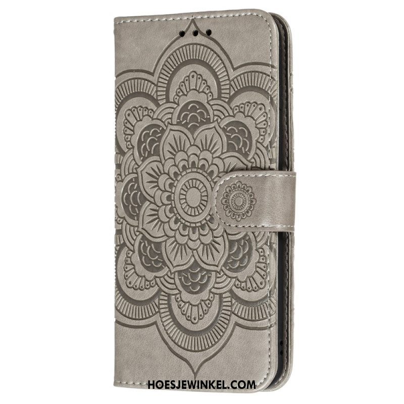 Flip Case voor Samsung Galaxy S22 5G Volledige Mandala