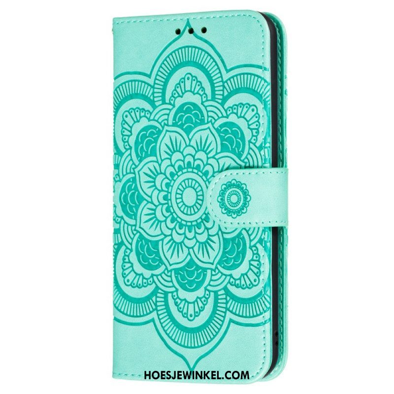 Flip Case voor Samsung Galaxy S22 5G Volledige Mandala