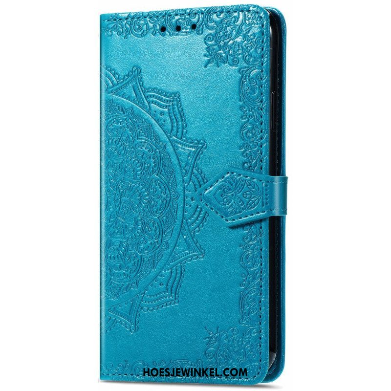 Flip Case voor Samsung Galaxy S22 Ultra 5G Mandala Middeleeuwen