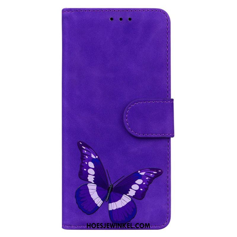 Flip Case voor Samsung Galaxy S23 Ultra 5G Vlinder