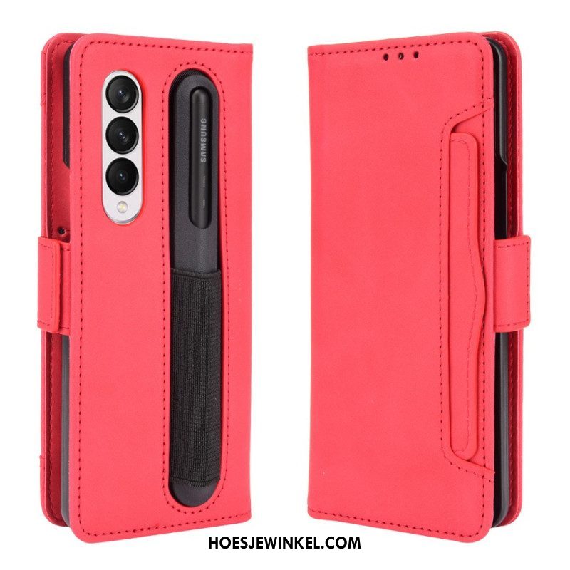 Flip Case voor Samsung Galaxy Z Fold 3 5G Eersteklas Stylushouder