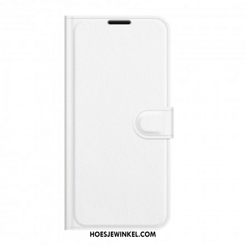 Flip Case voor Sony Xperia 1 III Klassiek Lychee-effect