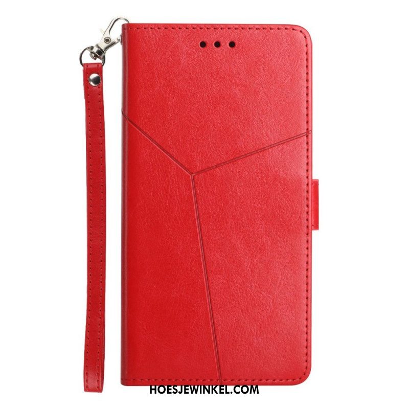 Flip Case voor Sony Xperia 1 IV Met Ketting Y-patroon Met Bandjes