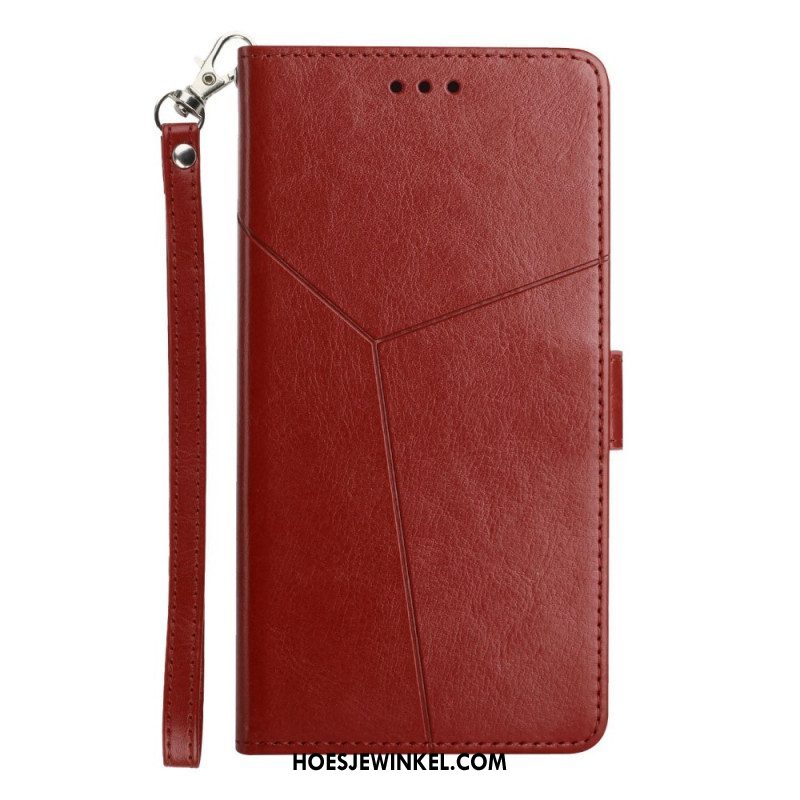 Flip Case voor Sony Xperia 1 IV Met Ketting Y-patroon Met Bandjes