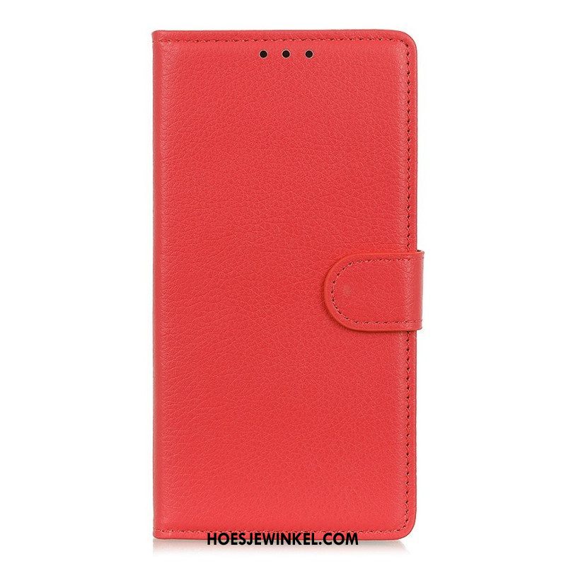 Flip Case voor Sony Xperia 10 IV Traditioneel Kunstleer