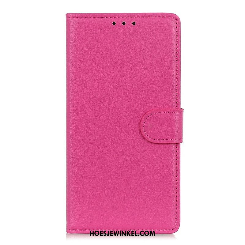 Flip Case voor Sony Xperia 10 IV Traditioneel Kunstleer