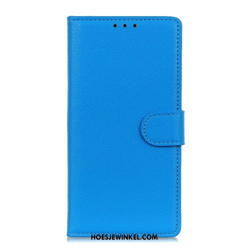 Flip Case voor Sony Xperia 10 IV Traditioneel Kunstleer