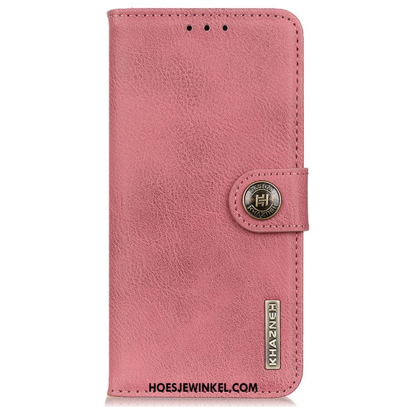 Flip Case voor Xiaomi 12T / 12T Pro Imitatieleer Khazneh