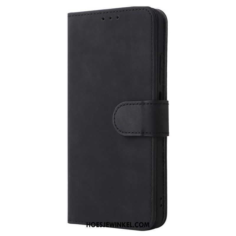 Flip Case voor Xiaomi Redmi Note 11 / 11S Skin-touch Met Sleutelkoord