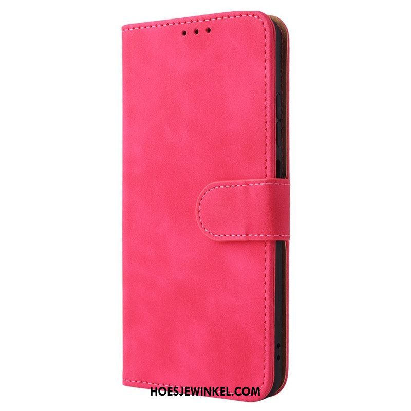 Flip Case voor Xiaomi Redmi Note 11 / 11S Skin-touch Met Sleutelkoord