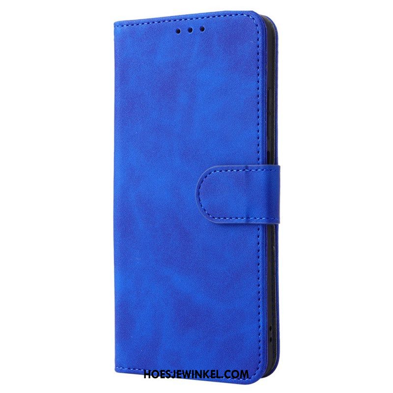 Flip Case voor Xiaomi Redmi Note 11 / 11S Skin-touch Met Sleutelkoord