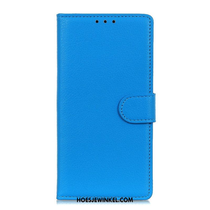 Flip Case voor Xiaomi Redmi Note 11 Pro / 11 Pro 5G Traditioneel Litchi Kunstleer