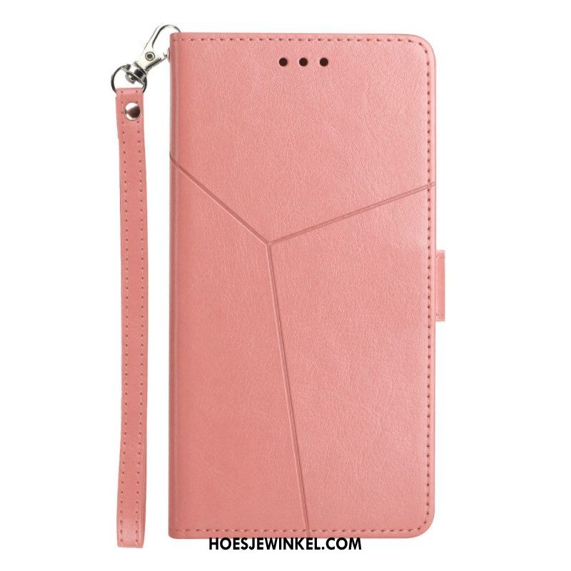 Flip Case voor Xiaomi Redmi Note 12 4G Met Ketting Y Strappy-ontwerp