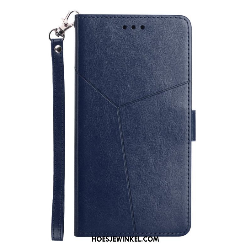 Flip Case voor Xiaomi Redmi Note 12 4G Met Ketting Y Strappy-ontwerp