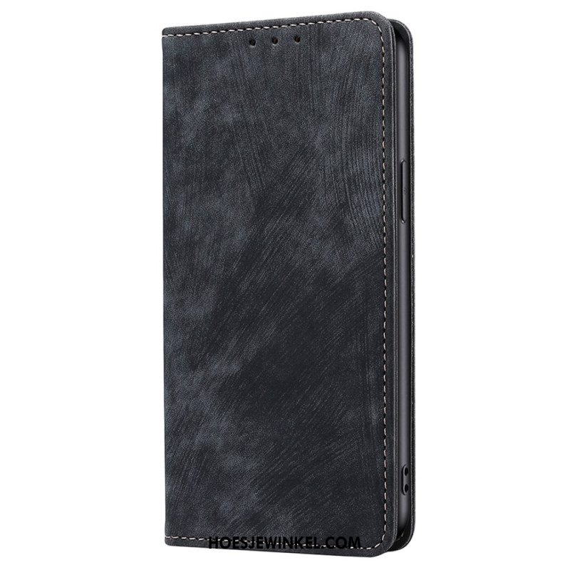 Folio-hoesje Huawei Nova 11 Pro Telefoonhoesje Vintage-effect Met Rfid-blokkering
