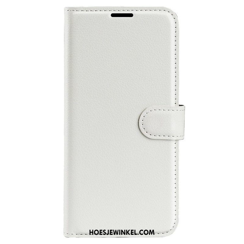 Folio-hoesje Huawei Nova 12 Se Telefoonhoesje Klassiek Litchi Kunstleer