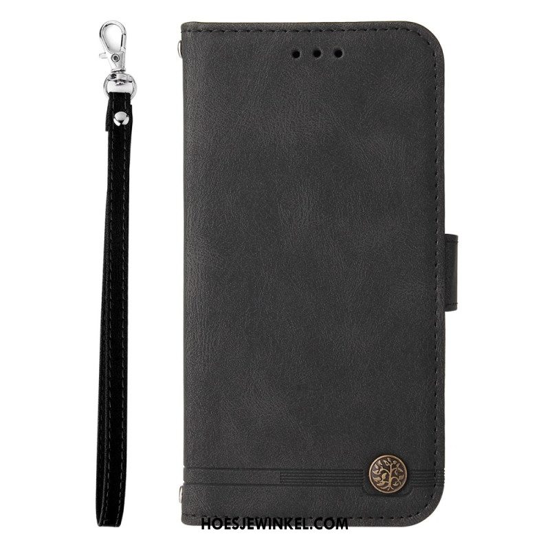 Folio-hoesje Huawei Nova 13 Pro Telefoonhoesje Decoratieve Klinknagel En Koord