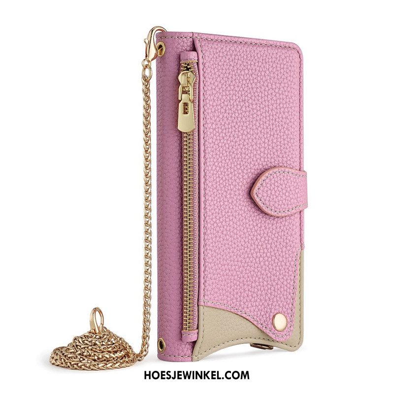 Folio-hoesje Huawei Pura 80 Portemonnee Met Ketting