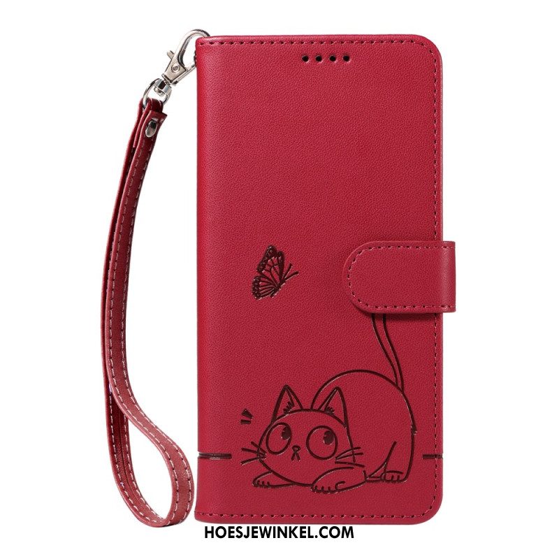 Folio-hoesje Huawei Pura 80 Ultra Telefoonhoesje Kat En Afbeelding