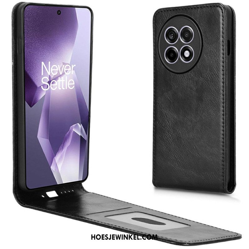 Folio-hoesje Oneplus 13r Telefoonhoesje Kunstleer Met Verticale Flap