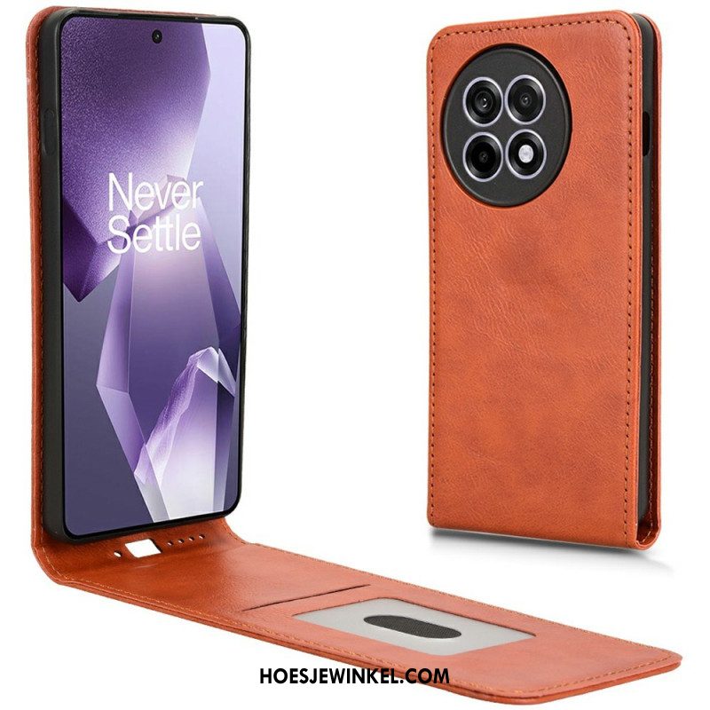 Folio-hoesje Oneplus 13r Telefoonhoesje Kunstleer Met Verticale Flap
