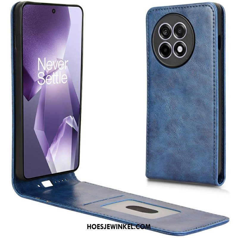 Folio-hoesje Oneplus 13r Telefoonhoesje Kunstleer Met Verticale Flap