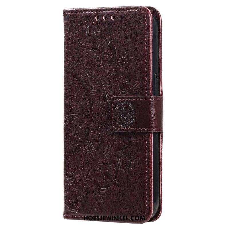 Folio-hoesje Oneplus 13r Telefoonhoesje Mandala Zon