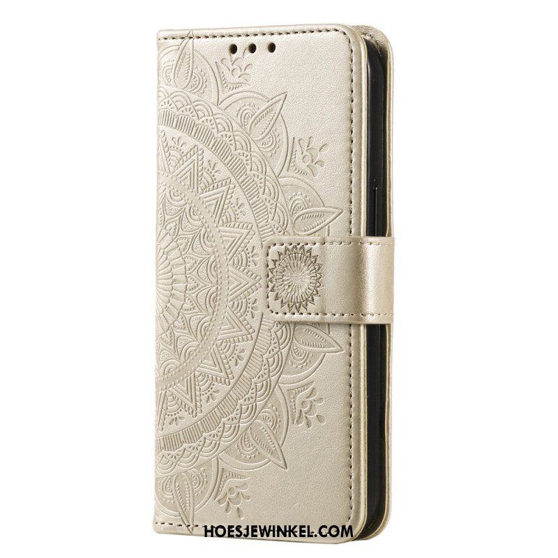 Folio-hoesje Oneplus 13r Telefoonhoesje Mandala Zon