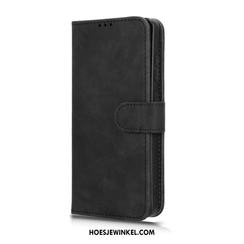 Folio-hoesje Oneplus 13r Telefoonhoesje Suède-stijl